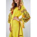 Embroidered Boho Maxi Dress "Fortune" Yellow